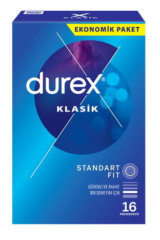 Durex Klasik 16’lı Prezervatif