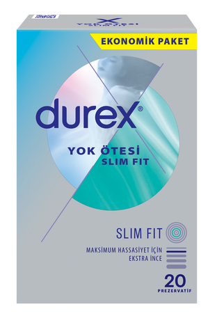 Durex Yok Ötesi Slim Fit 20'li