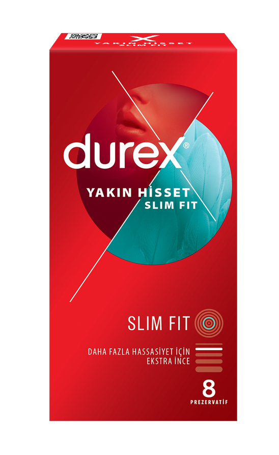 Durex Yakın Hisset Slim Fit 8'li