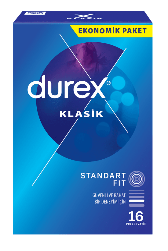 Durex Klasik 16’lı Prezervatif