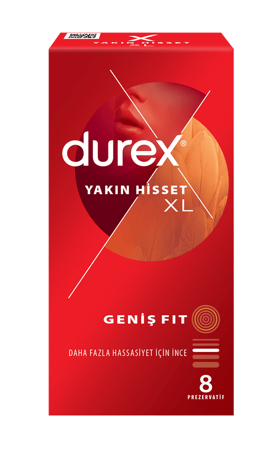 Durex Yakın Hisset XL 8'li