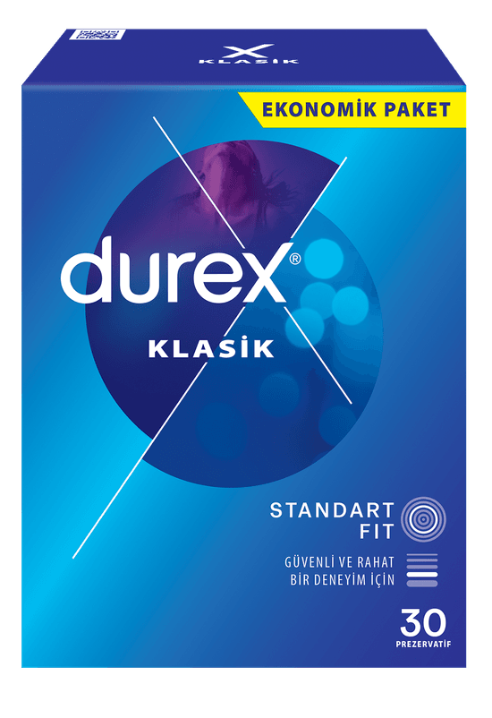 Durex Klasik 30'lu Prezervatif
